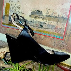 Coach Wedge with ankle straps